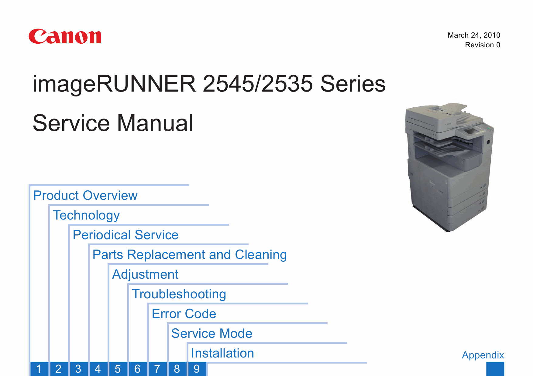 Canon imageRUNNER-iR 2535 2535i 2545 2545i Service Manual-1